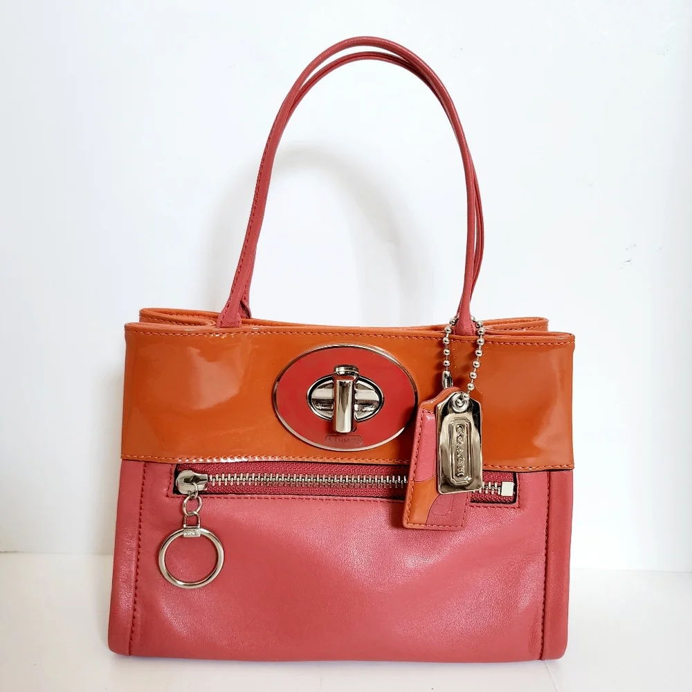 Rare Coach Bonnie Cashin Leather Mini Zip Tote 13856 - Picture 2 of 11